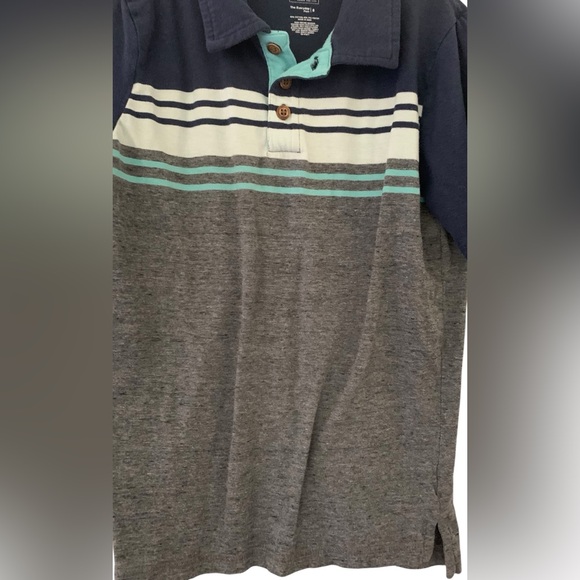 Sonoma Boys Size 8 Multicolored Striped Polo Shirt - Picture 2 of 3